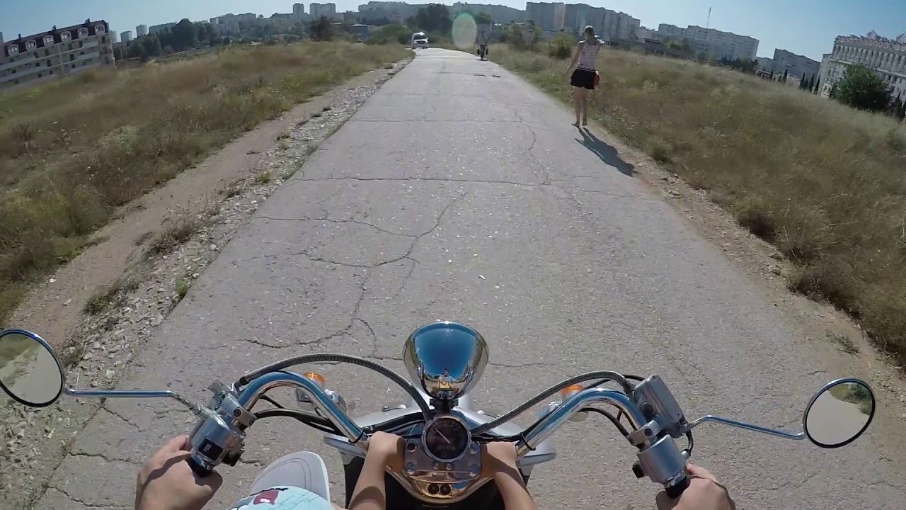 Дорога к морю на Honda Joker c сыном!