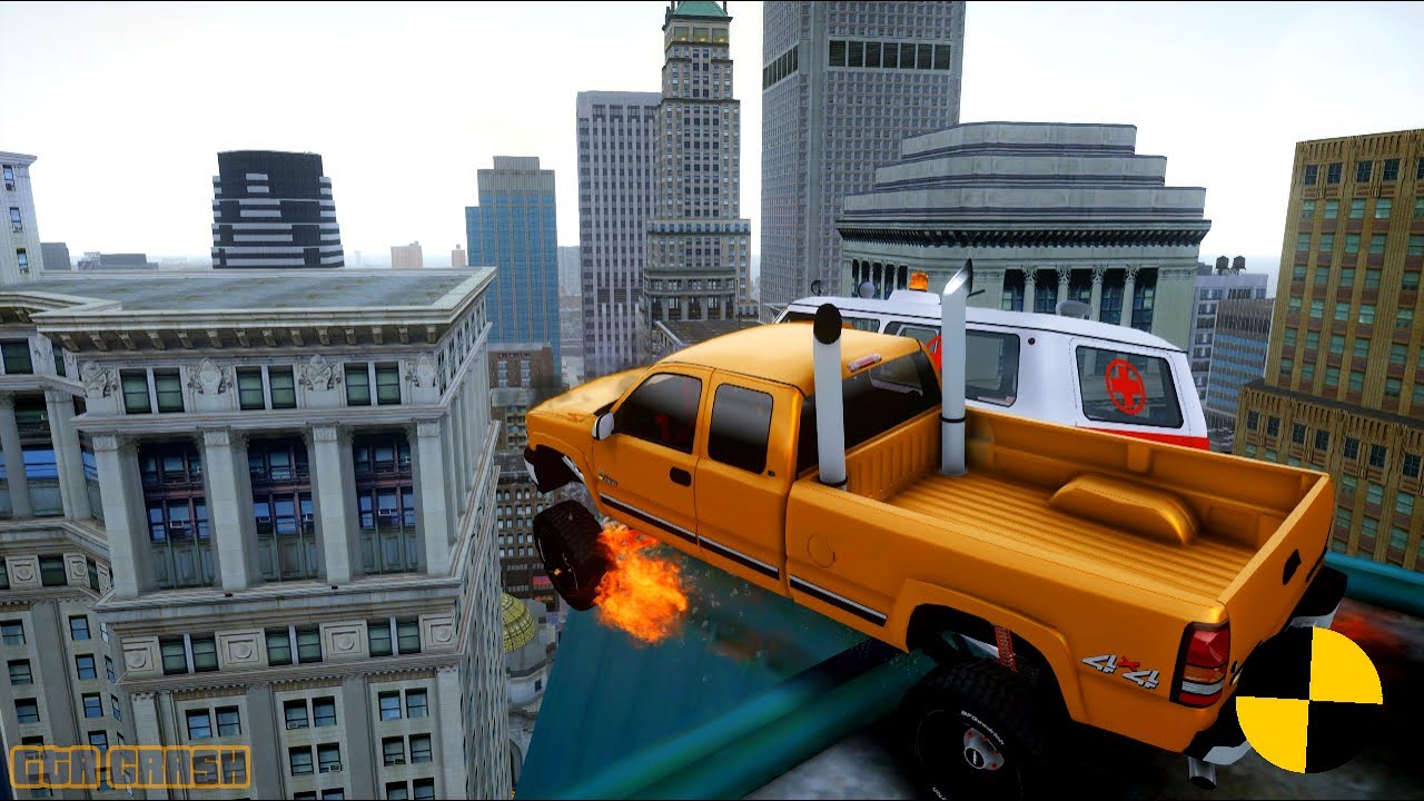 GTA 4 CRASH TESTING REAL CAR 535