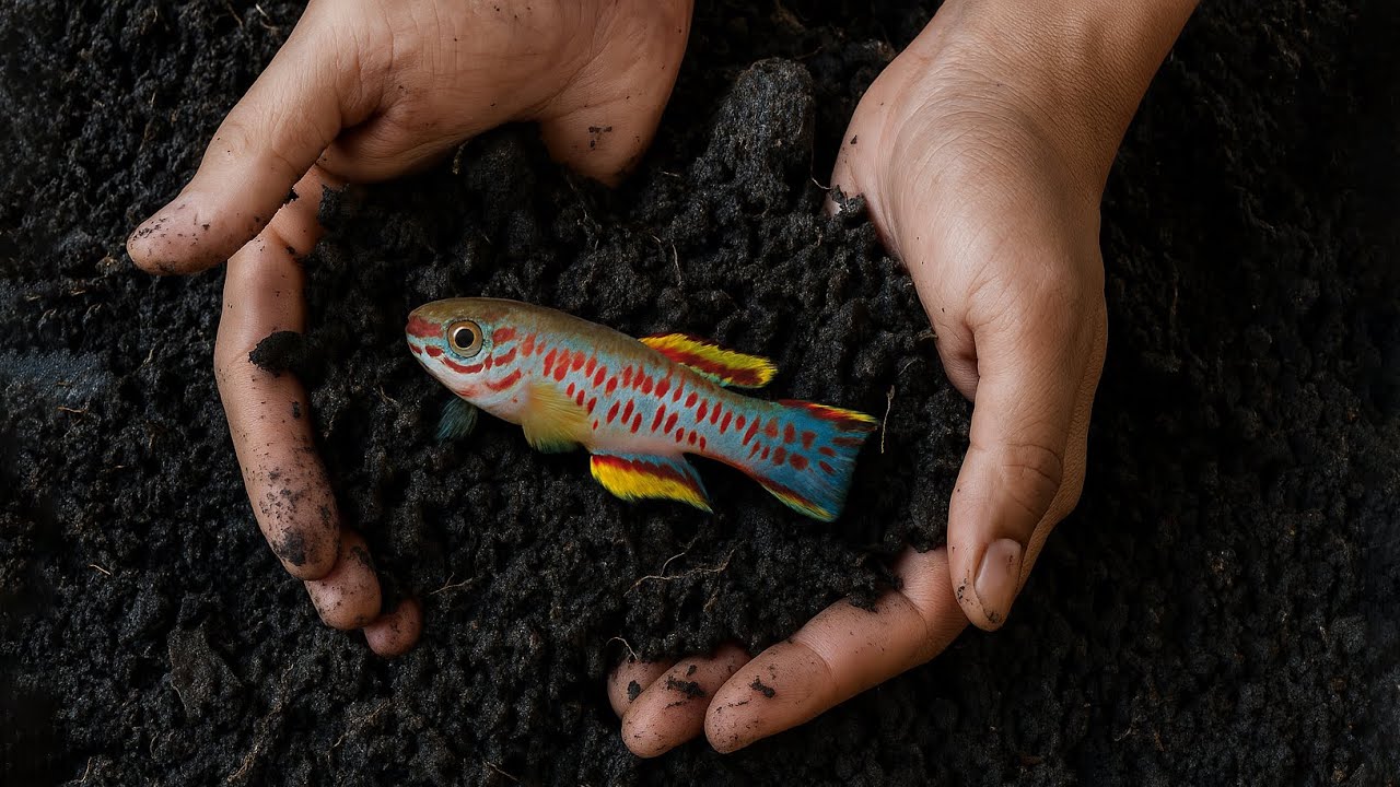 ВЫРАСТИЛИ РЫБОК ИЗ ЗЕМЛИ.