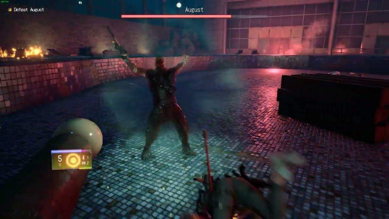 Wanted: Dead PC gameplay - August boss fight