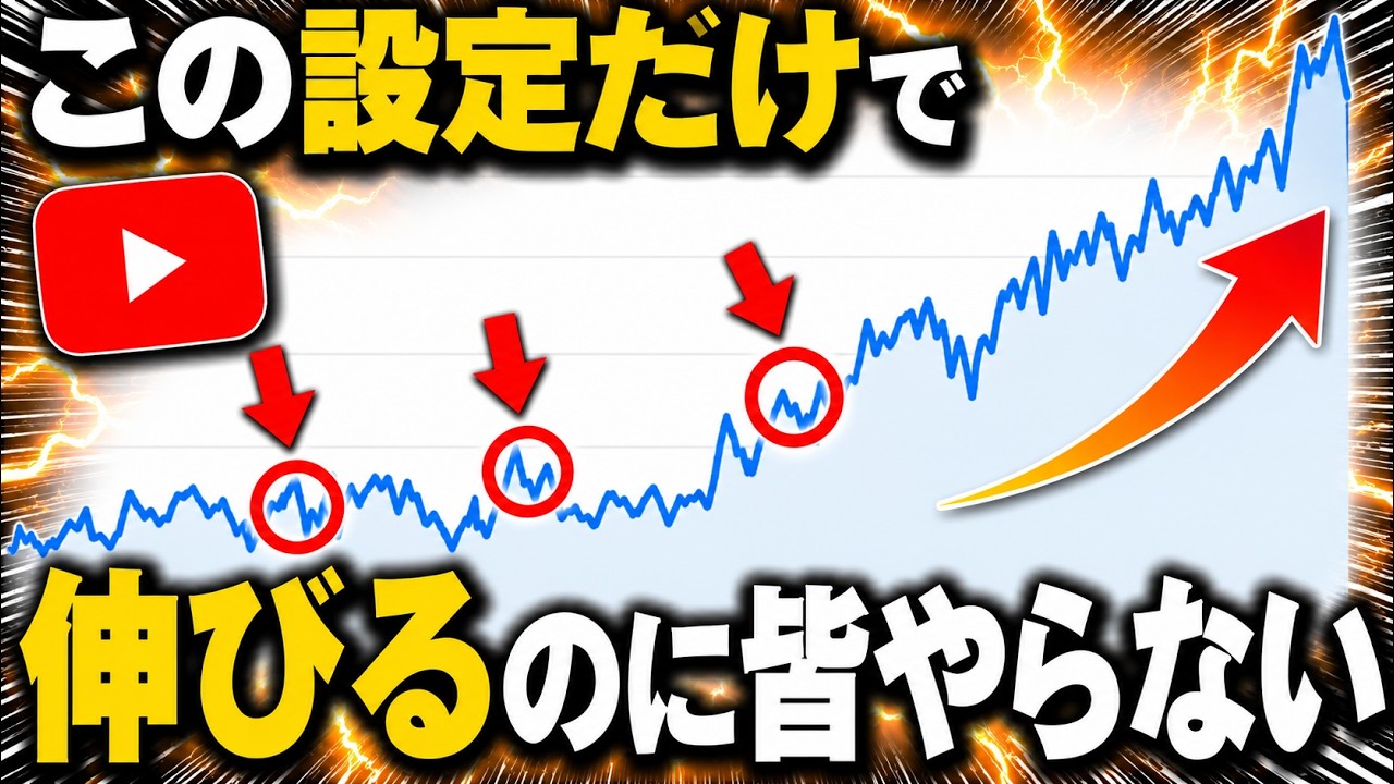 【重要】伸ばしている人だけがやっているYouTubeの３設定を暴露【AI副業/在宅ワーク】