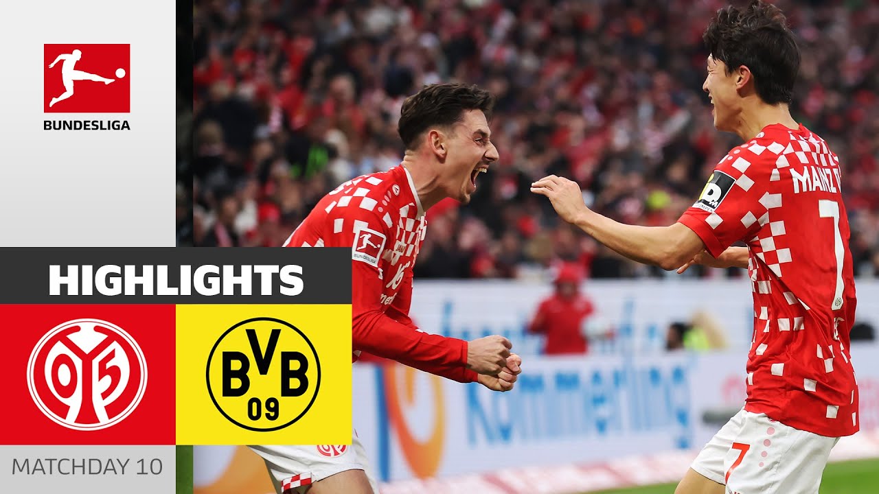 Mainz Gets Another Win vs BVB! | Mainz 05 - Borussia Dortmund 3-1 | Highlights | MD 10 &ndash; Bundesliga