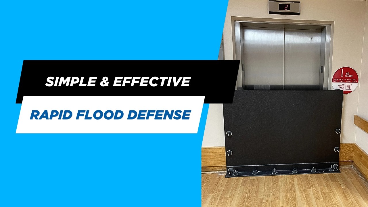 Flood Panel Deployment With Spline Connection