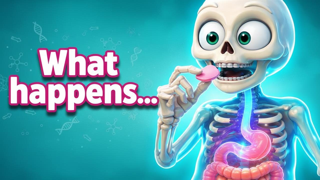🦴🍬 Mi történik, ha lenyeljük a rágógumit? 🌍📚