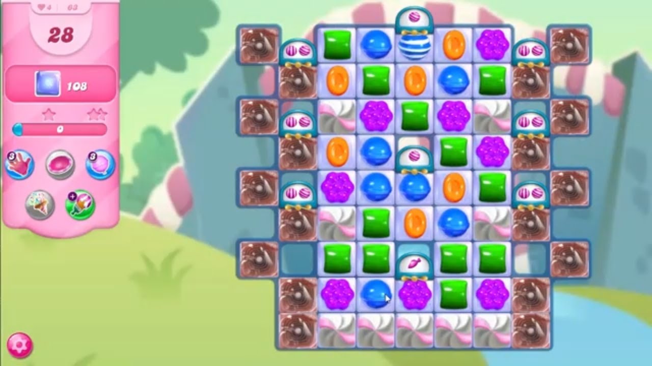Candy Crush Saga LEVEL 63 NO BOOSTERS