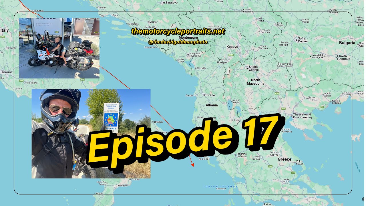 Crossing the Adriatic Sea:  The Motorcycle Portraits Episode 17