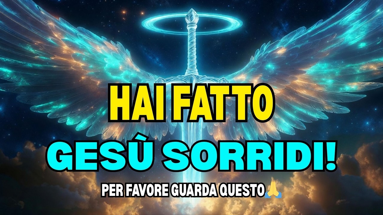 Prescelto‼️ Hai Fatto SORRIDERE Gesù in Segreto — Il Cielo Ha Visto Ciò Che Nessuno Ha Notato 🔥