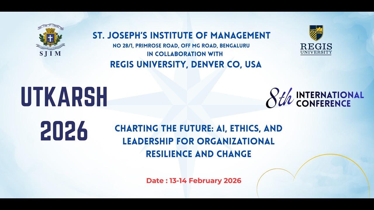 UTKARSH 2026 , 8th International Conference  of SJIM Bangalore