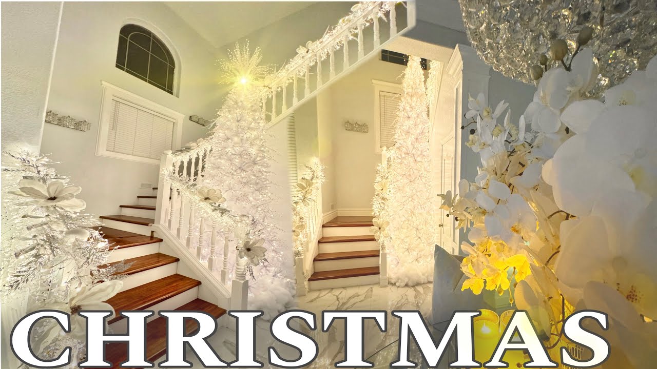 DECORATE FOR CHRISTMAS WITH ME | A WINTER WONDERLAND HOME #christmas2023