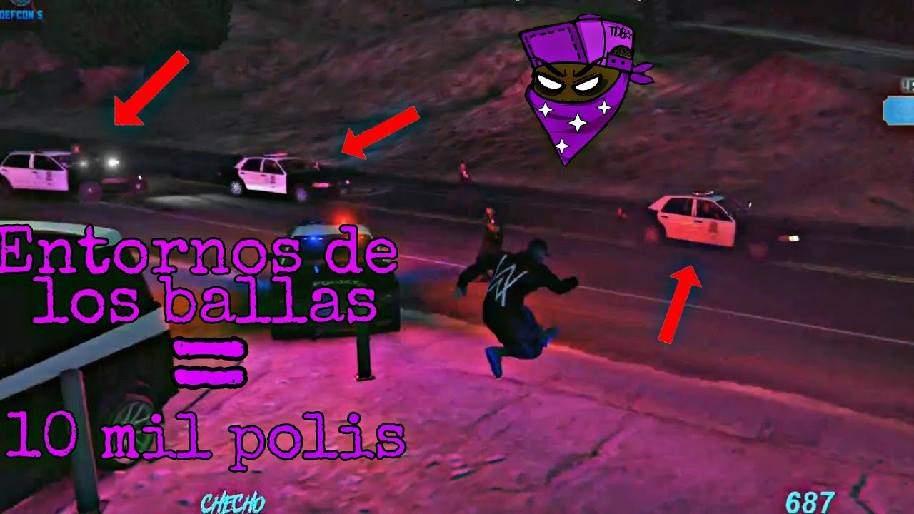 ESTO PASA CUANDO LOS BALLAS MANDAN UN ENTORNO || BALLAS GANG [Forasteros RP]