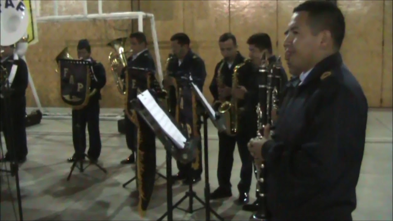 Escuela Moche Contrapunto Bandas 2018 03 LA VEGUERA marinera norteña BANDA DE LA FUERZA AEREA DEL PE