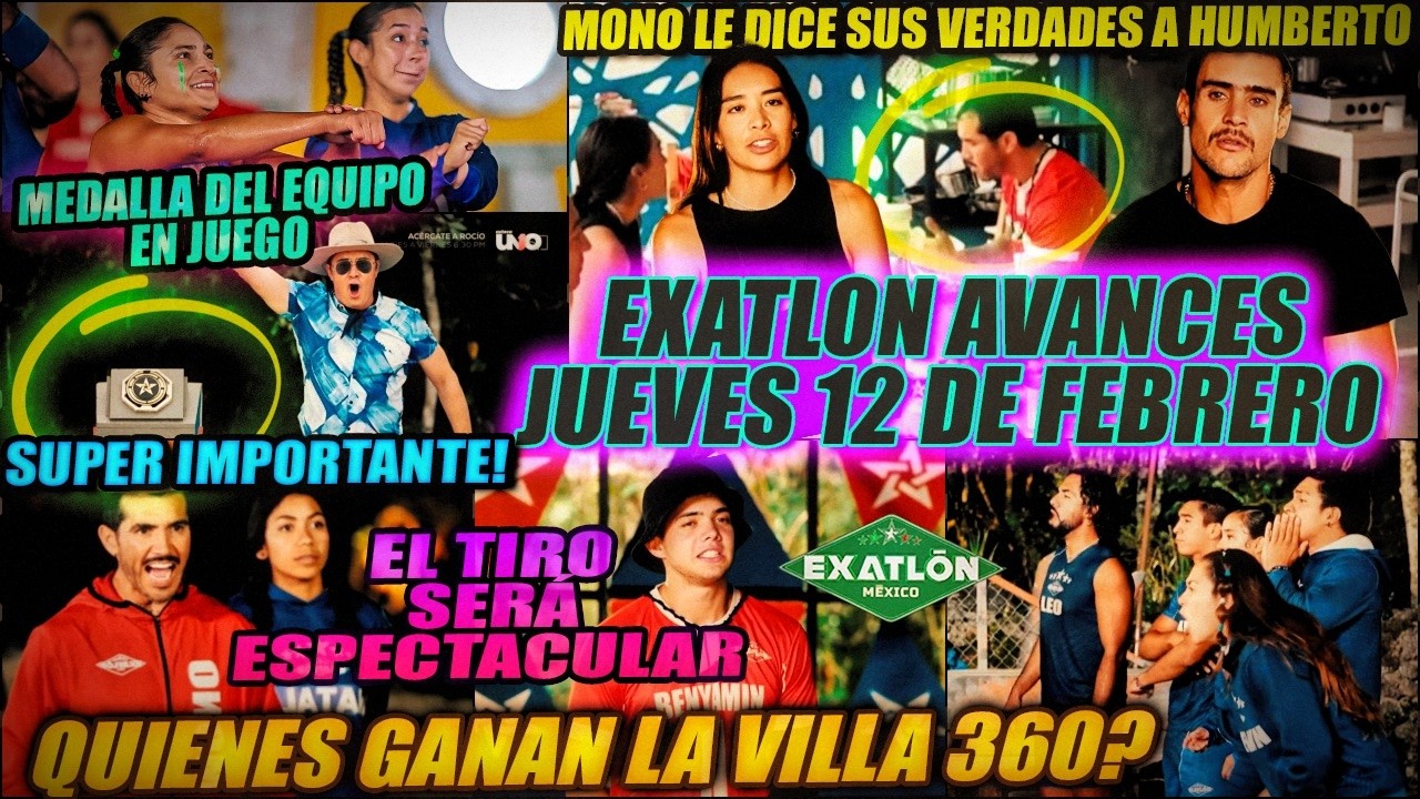 AVANCES HOY JUEVES 12 🔥 MONO LE DICE SUS VERDADES A HUMBERTO Y QUIEN GANA MEDALLA Y VILLA 360?