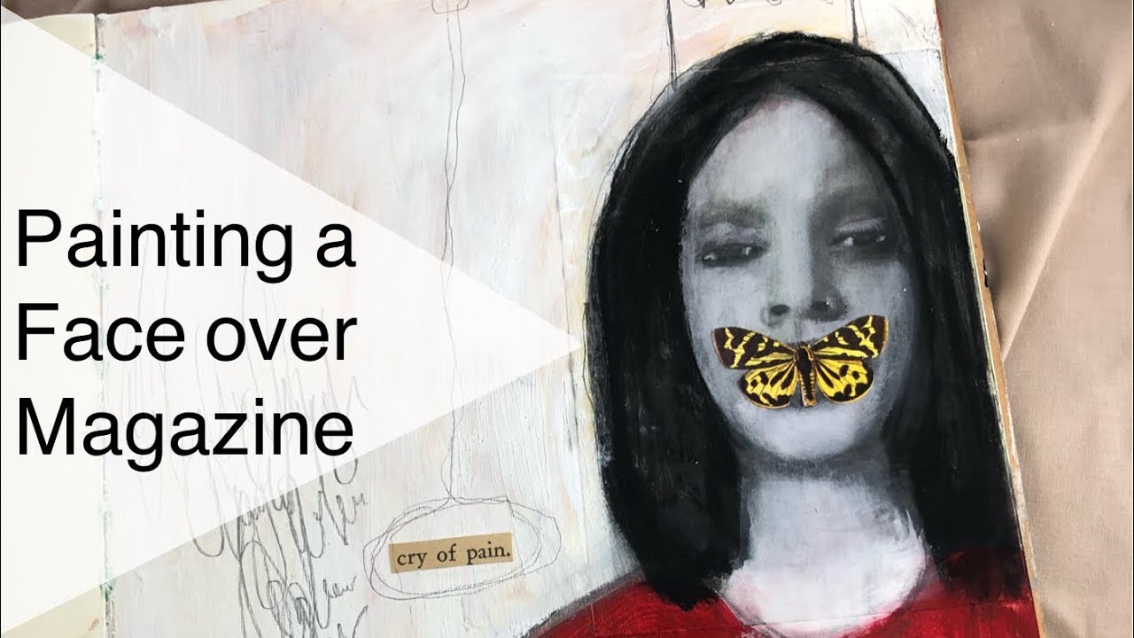 Painting over a Magazine Image