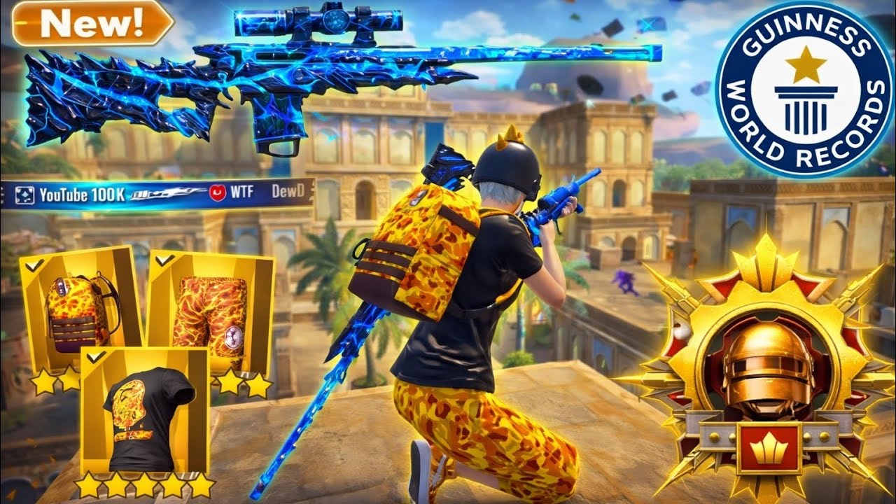 HIGHLIGHTS 💪 PLAY 🔥IN 1 MATCHE  FASTEST GAMEPLAY With FULL BAPE OUTFIT😘 PUBG MOBILE - BGM