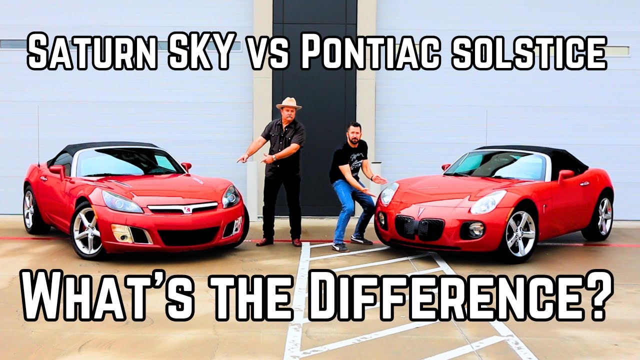 Различия между Saturn Sky Redline и Pontiac Solstice GXP!