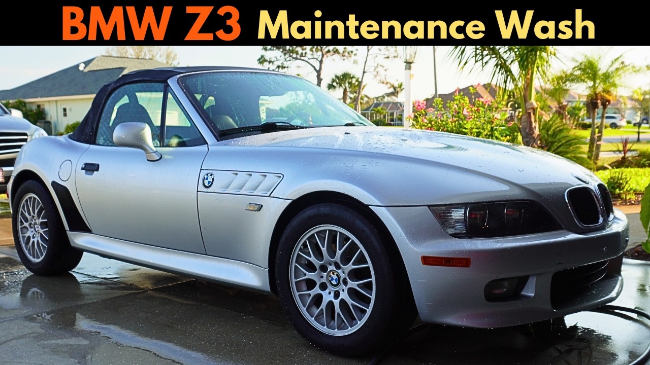 BMW Z3 Maintenance Wash