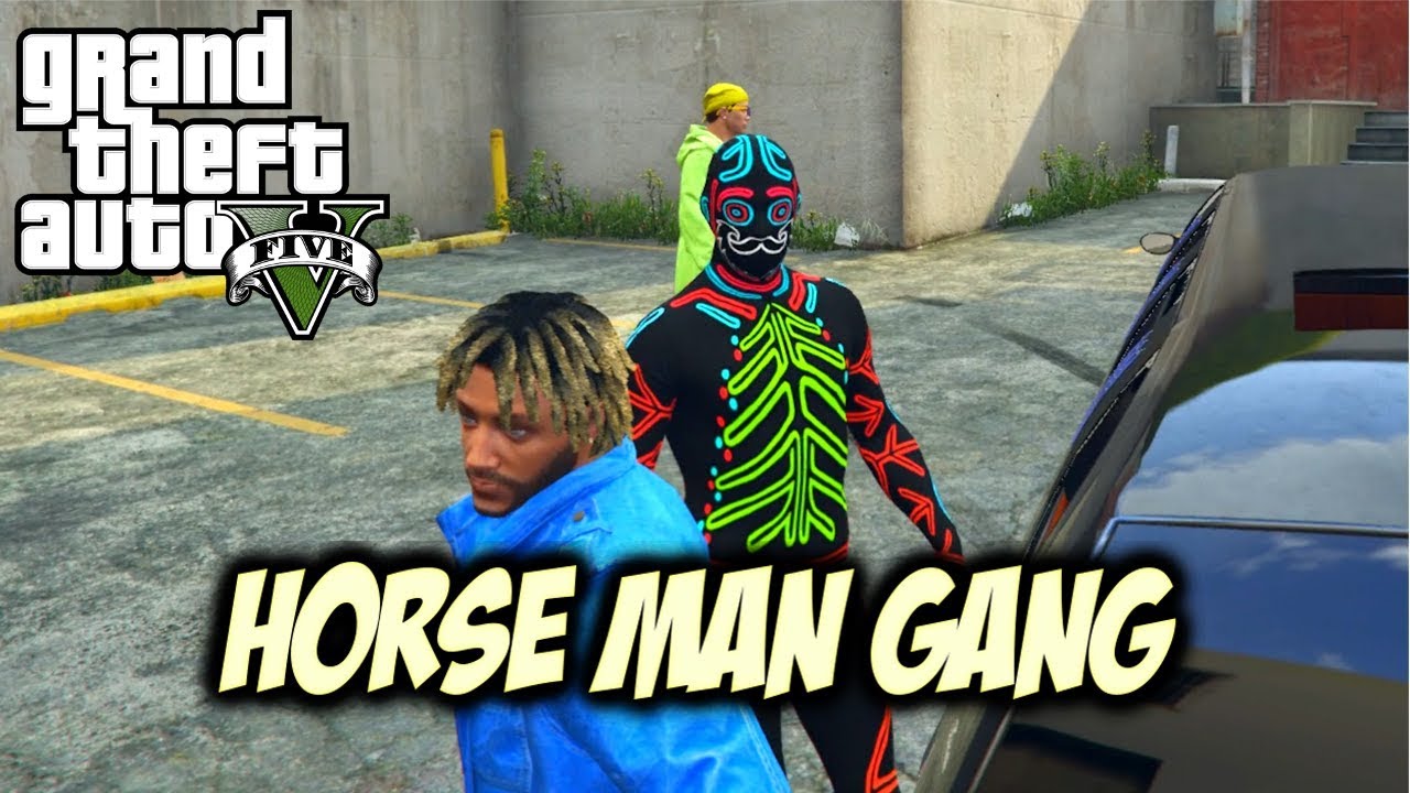 GTA 5 HORSE MAN GANG (SKIT)