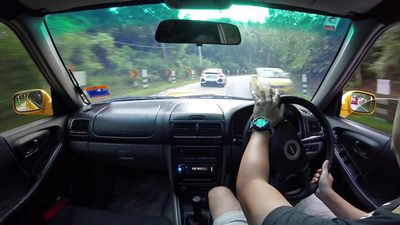 Subaru Forester impreza civic EK9 FK8 FD2R Touge Run Ulu Yam genting
