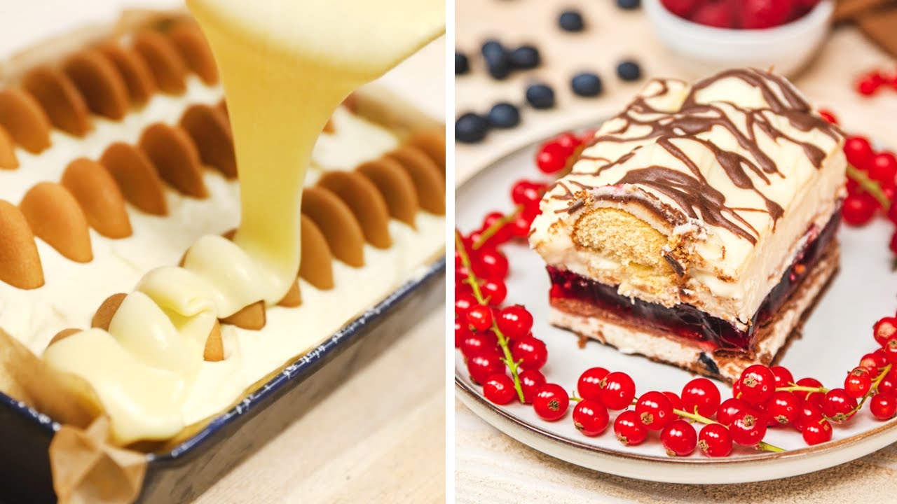 Ciasto g&oacute;ra lodowa w nowym, owocowym wydaniu. Imponujący deser na bazie herbatnik&oacute;w