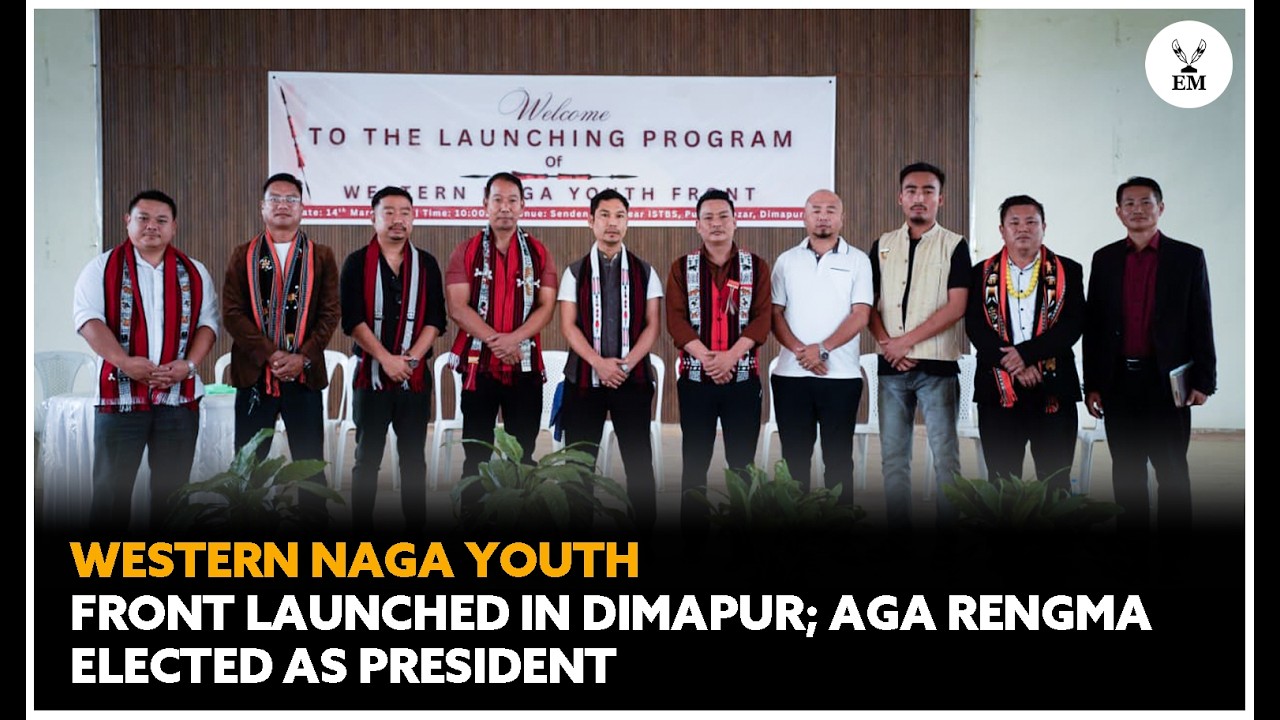 Western Naga Youth Front launched in Dimapur; Aga Rengma elected as president