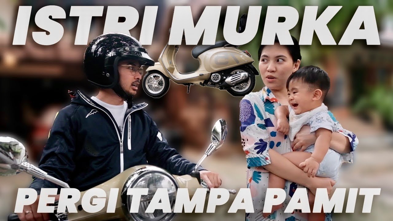 DIMARAHIN ISTRI MAU KABUR MODIF VESPA PRIMAVERA