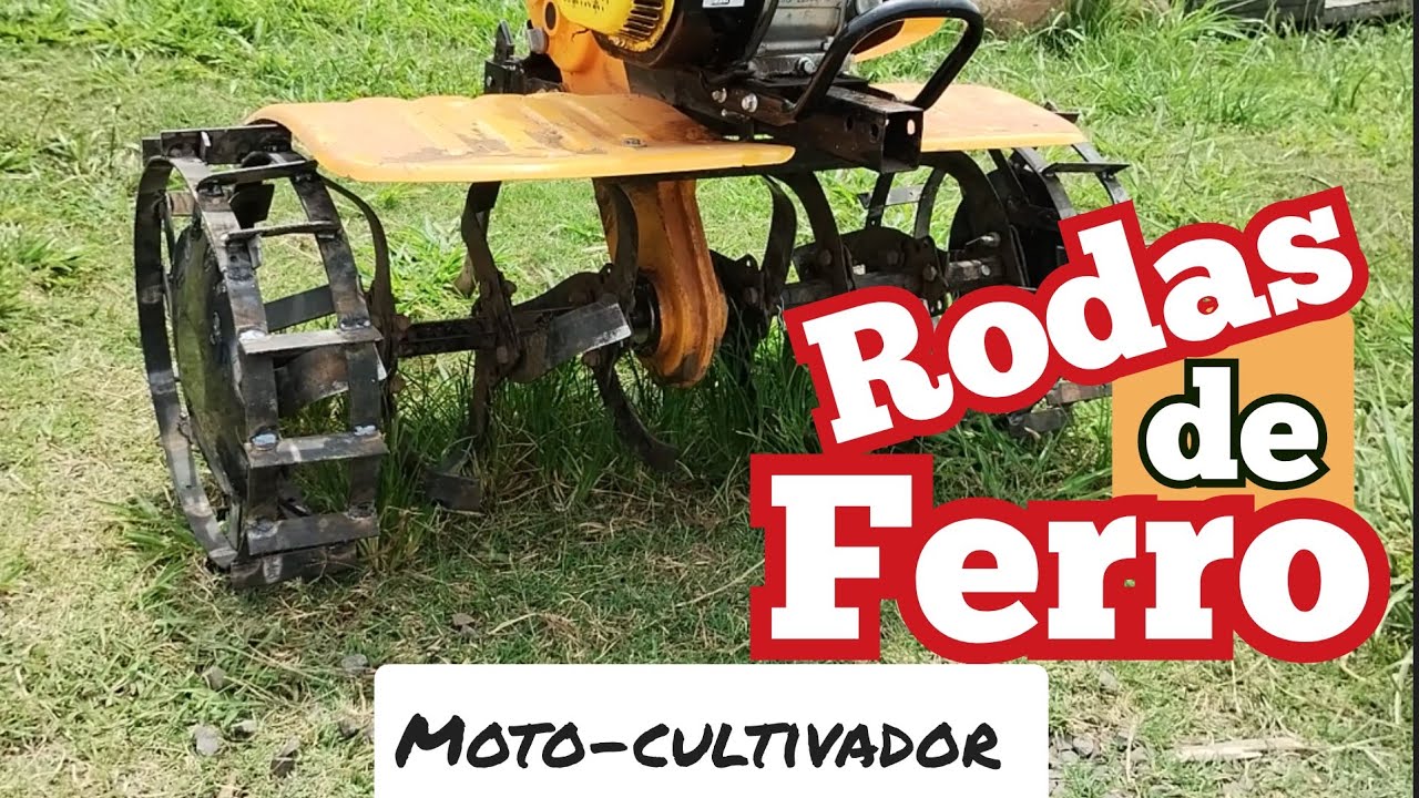 Rodas de ferro no faça você mesmo para moto cultivador