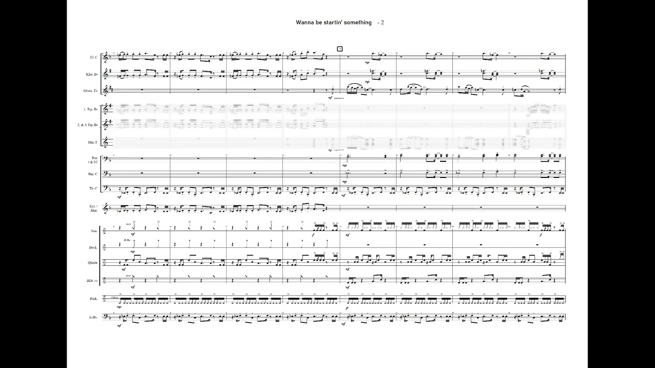 WANNE BE STARTIN' SOMETHING, von Michael Jackson