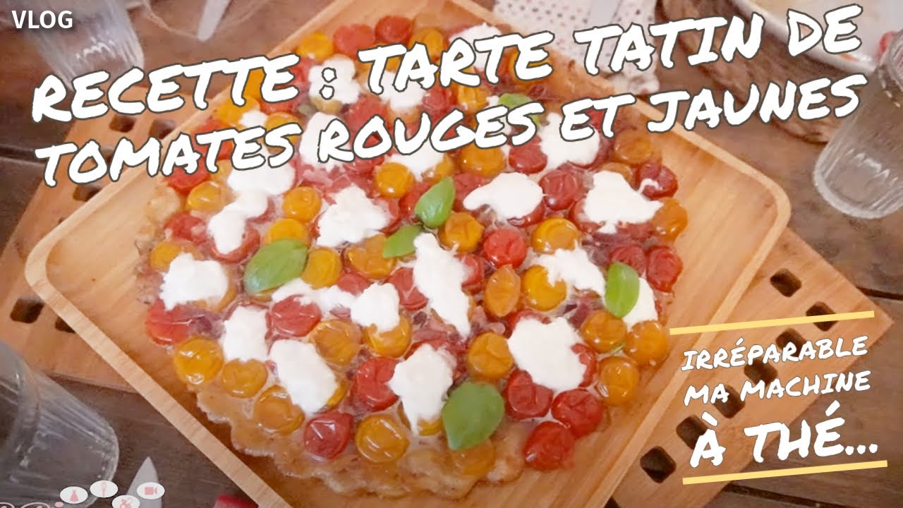 [. VLOG .] Recette : Tarte tatin tomates rouges et jaunes : LA Tuerie du moment 💗 #koro