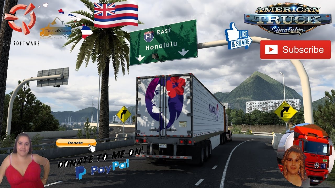 American Truck Simulator (1.44 ) Pacific Map v1.0.4 by TerraMaps New Version [1.44] + DLC's & Mods