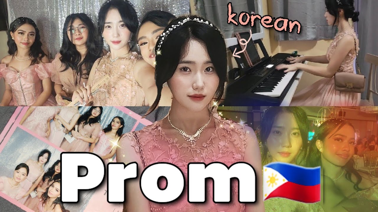 Korean girl’s js prom in the Philippines 🇵🇭| Filipino best friends