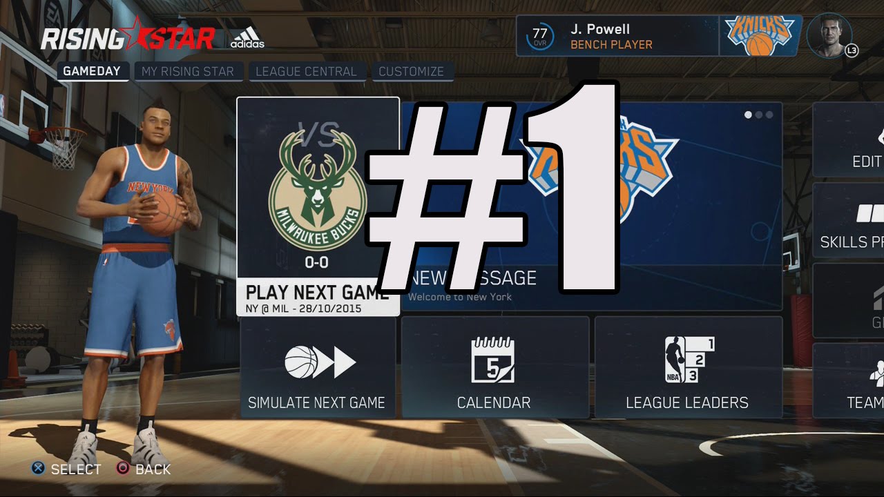 NBA LIVE 16 - Rising Star #1 | NBA Live 16 Gameplay