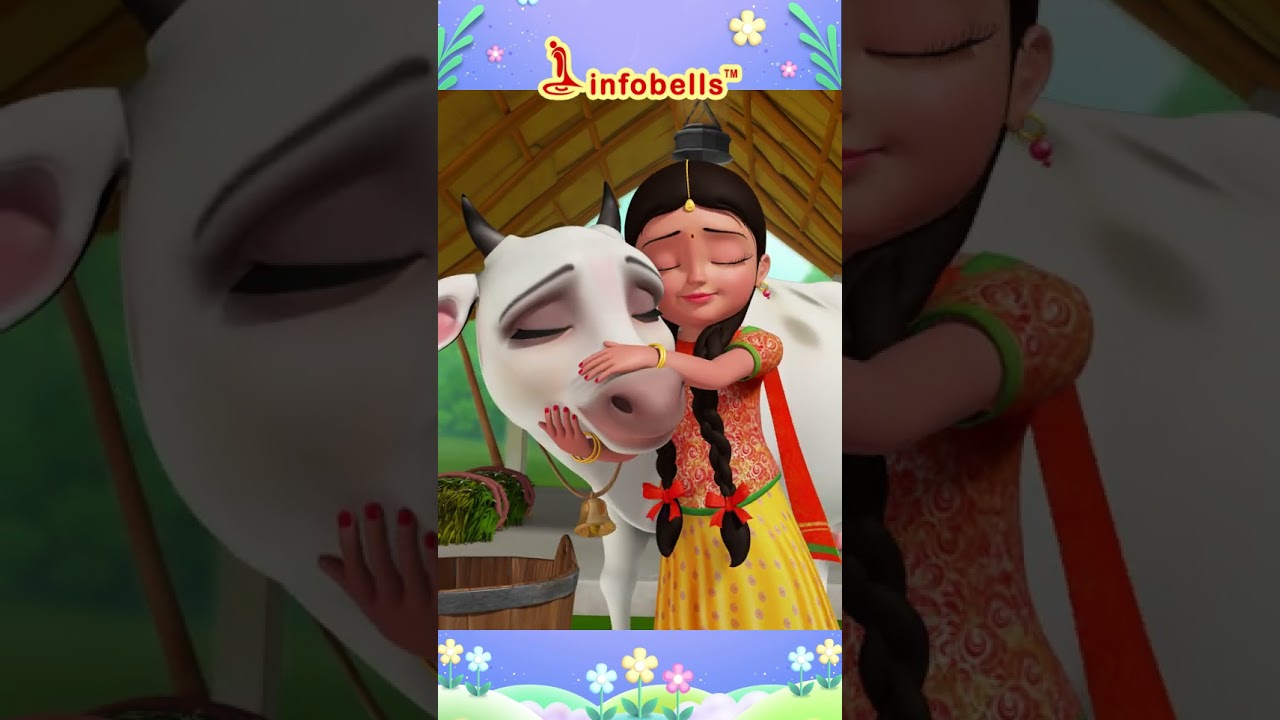Gaiya Meri Gaiya - Meri Gaiya | Hindi Rhymes & Cow Song | Infobells #hindirhymes #merigaiyaaatihai