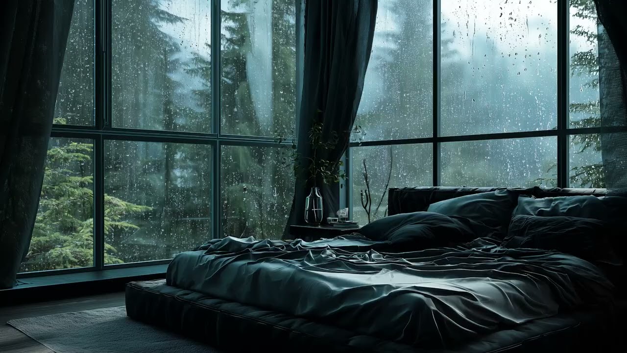 3 Hours Rain & Soft Chill Music 🌧️ Fall Asleep Fast