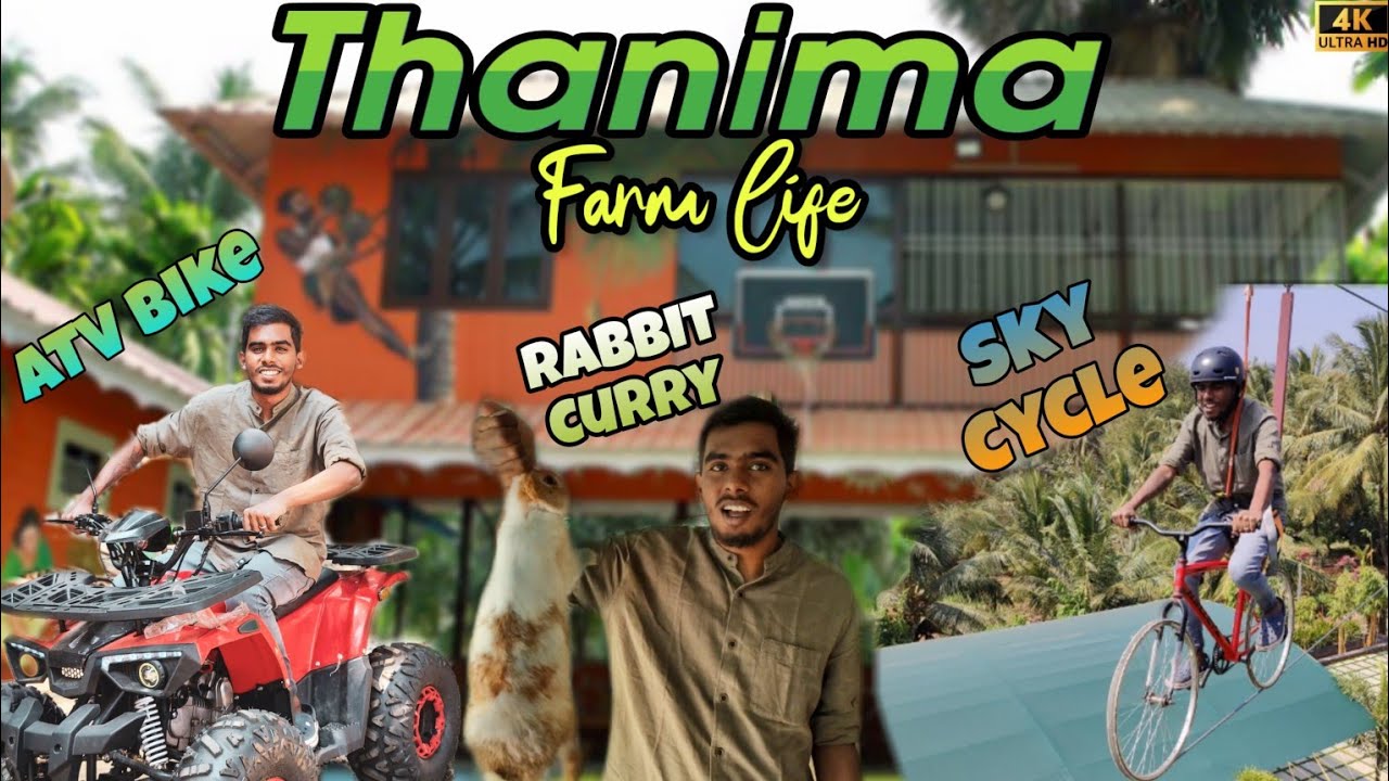 KERALA'S BIGGEST FARM STAY☘️🌟|| Thanima farm life❤️|| SKY CYCLE🔥|| ATV BIKE RIDE🔥