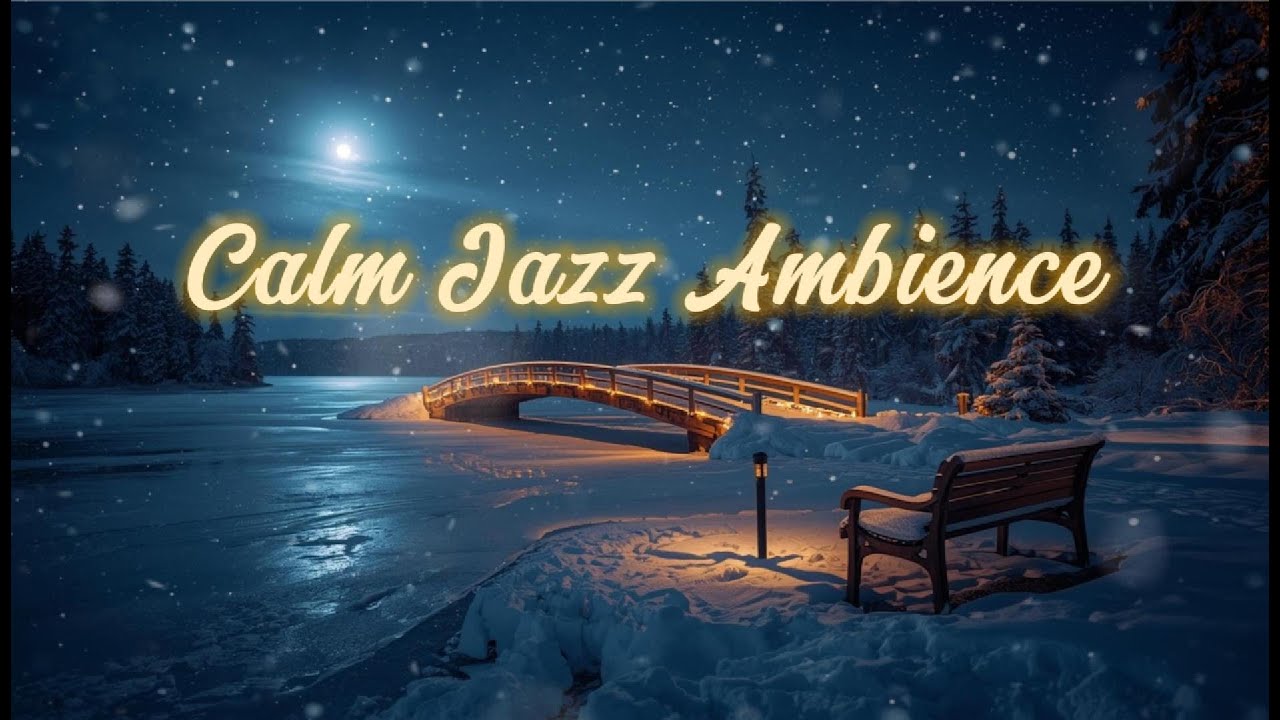 Snowfall Jazz Ambience – Slow, Calm Instrumental Music for Relaxation & Focus