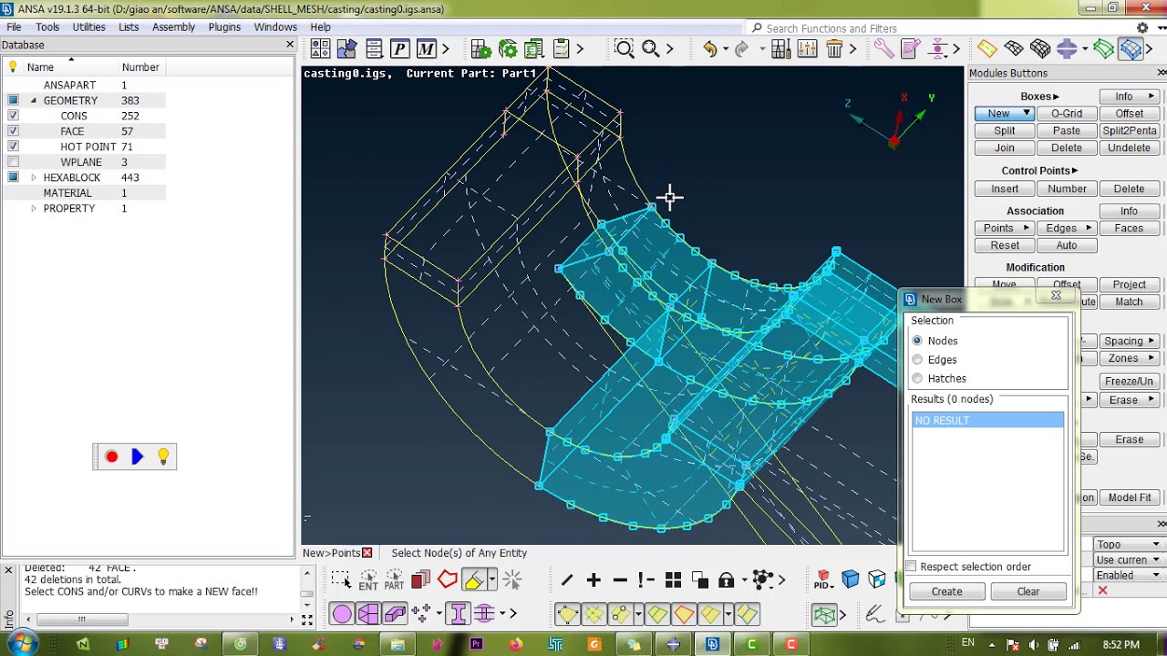 ANSA (advance) - v9: HEXA meshing training 2