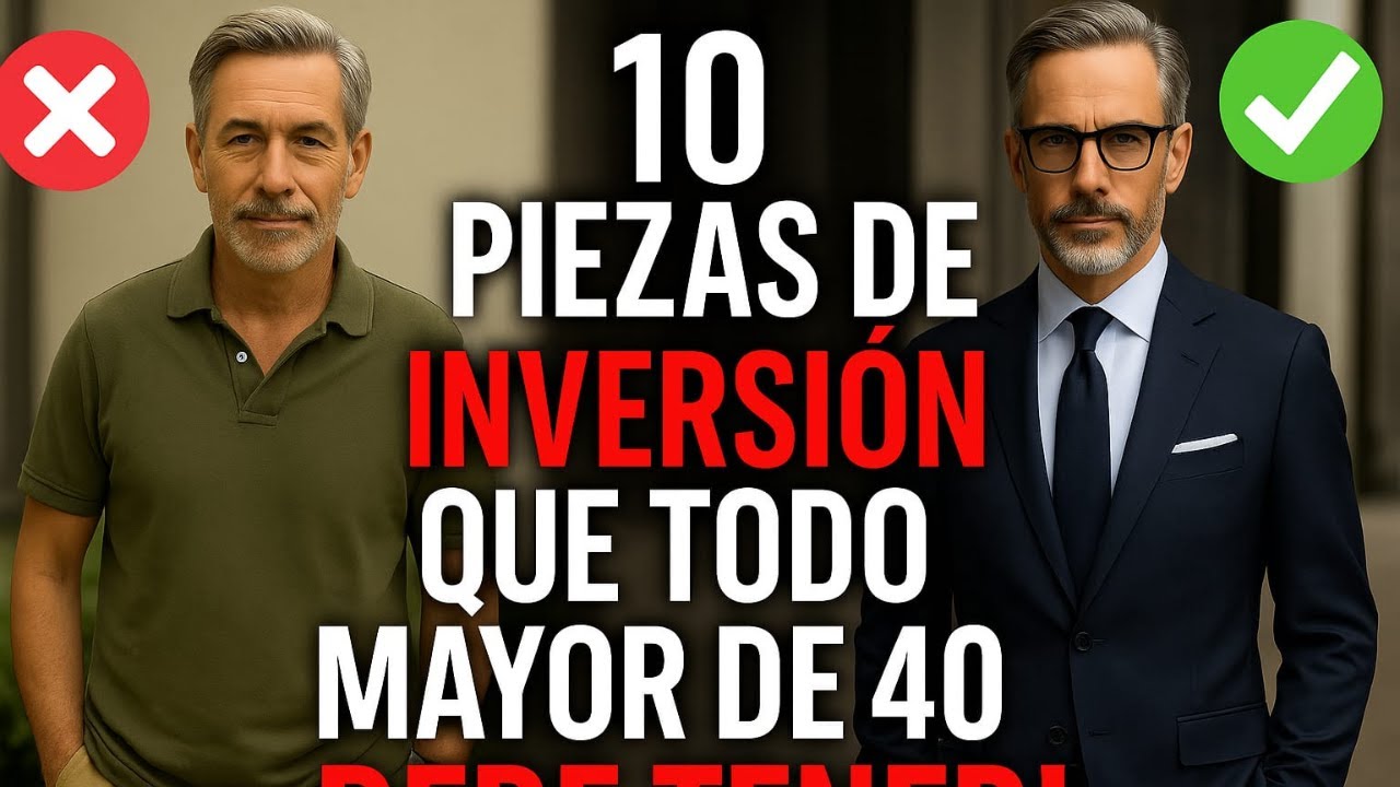 10 prendas clave en las que todo hombre de m&aacute;s de 45 deber&iacute;a invertir