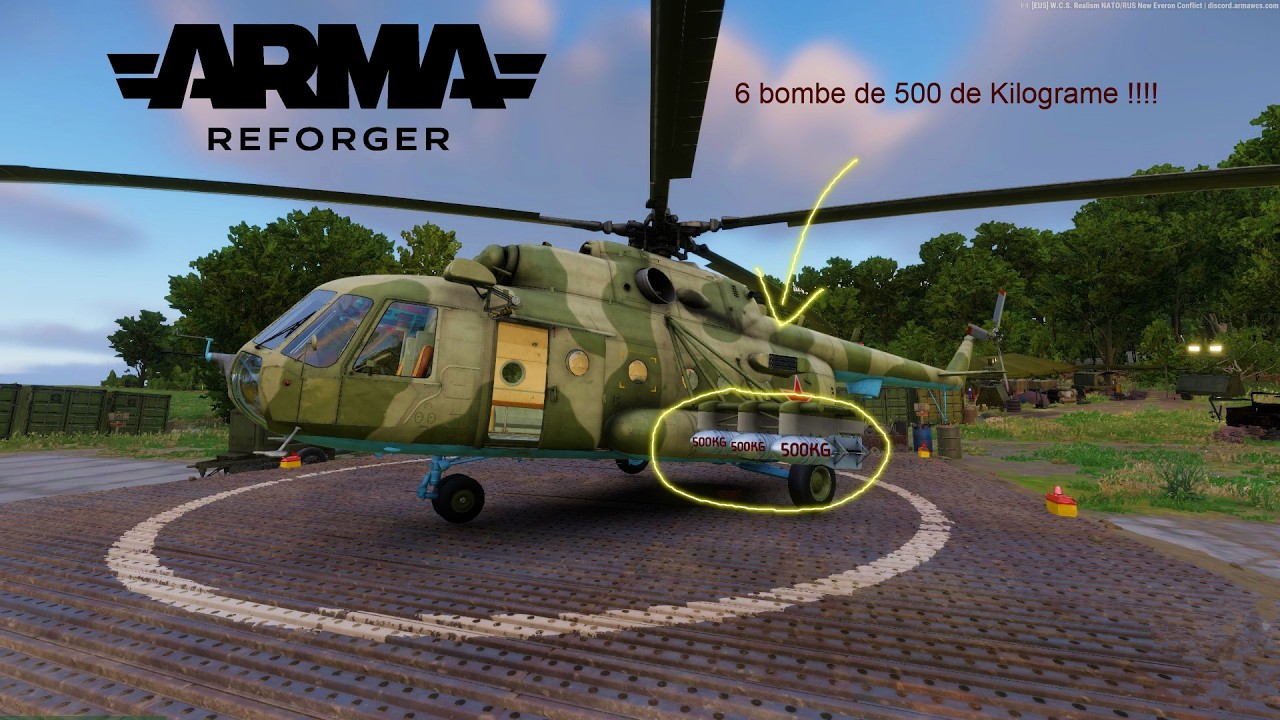 Distrugem baza Militarilor cu bombe de 500 KG... ARMA REFORGER !!