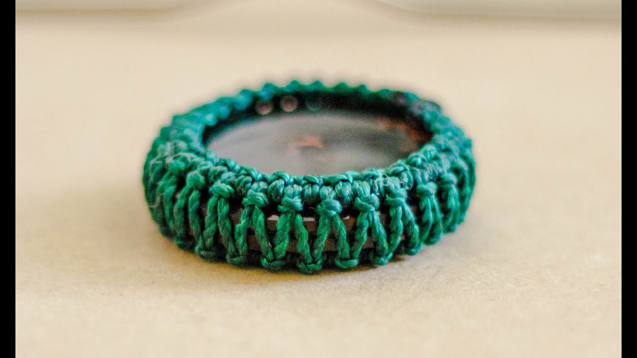 como engarzar  piedra sin ranura en macrame  / How to Wrap a Stone
