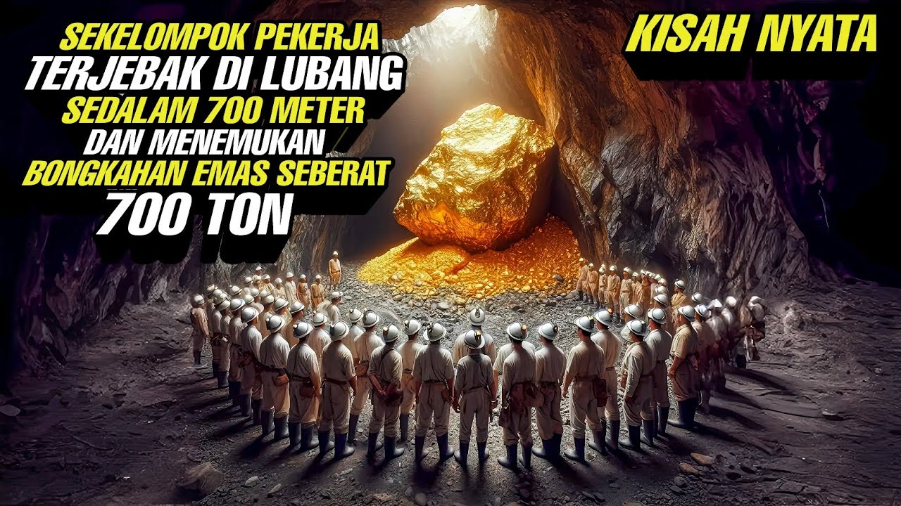 Kisah Nyata‼️ Terjebak Di Lubang Sedalam 700 Meter Dan Menemukan Bongkahan Emas Seberat 700 Ton