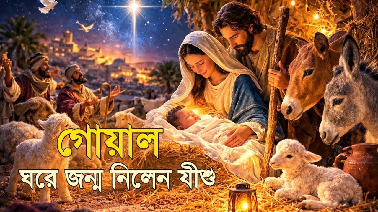 যীশু জন্ম নিলেন গোয়াল ঘরে | Beautiful Bengali Christian Song | Jesus Birth Song