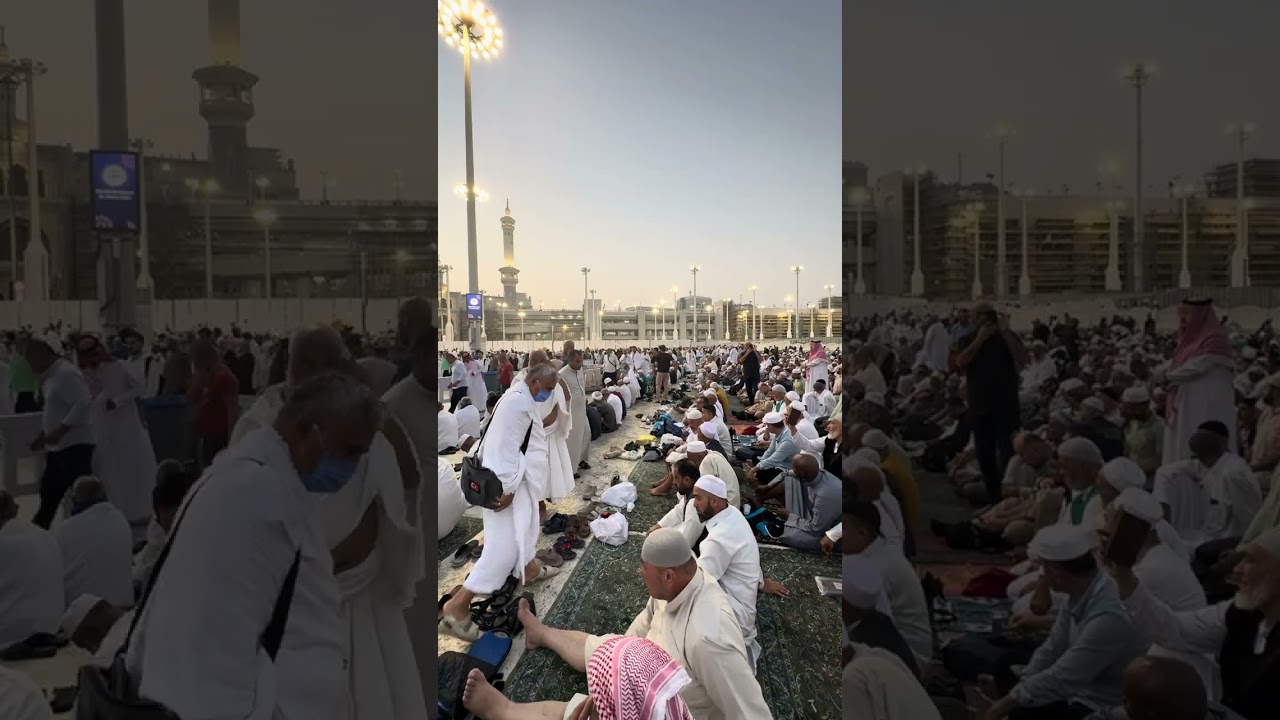 أذان المغرب راحة نفسية من الحرم المكي مكة المكرمة  