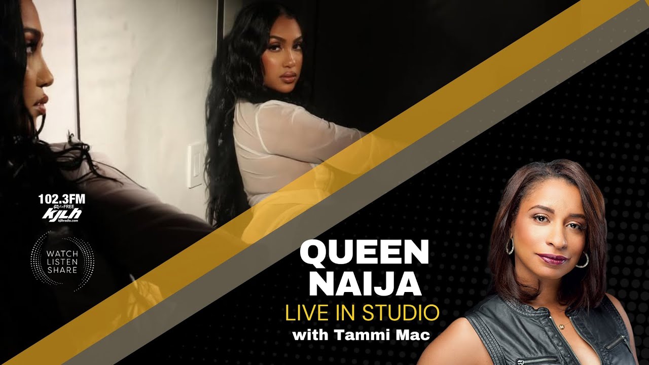 Queen Naija live in studio with Tammi Mac