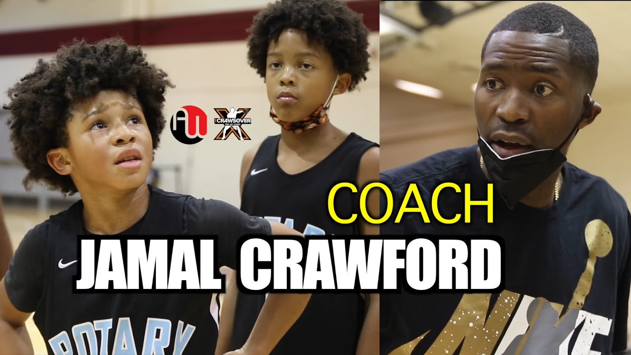 Jamal Crawford COACHES Son & Nephew | The Crawsover Pro-Am