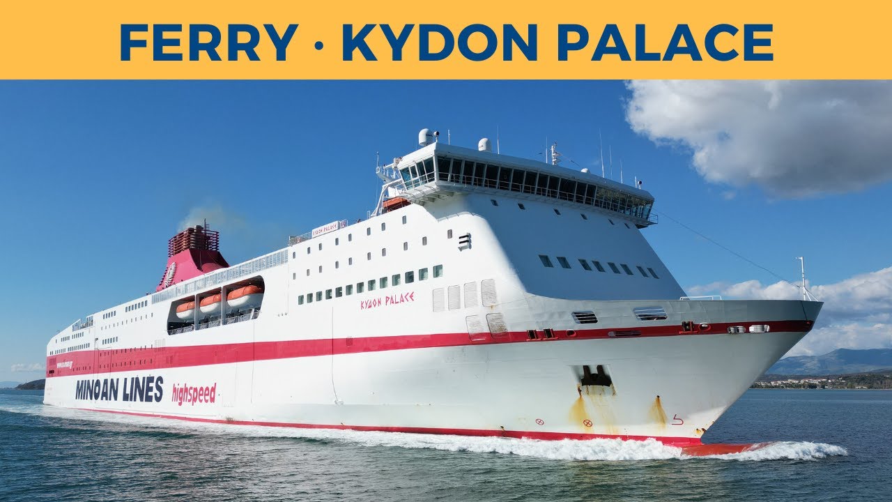 Arrival of ferry KYDON PALACE, Igoumenitsa (Minoan Lines)