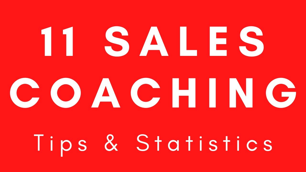 11 Sales Coaching Statistics for Sales Managers | Desmond Soon | Business Consultant