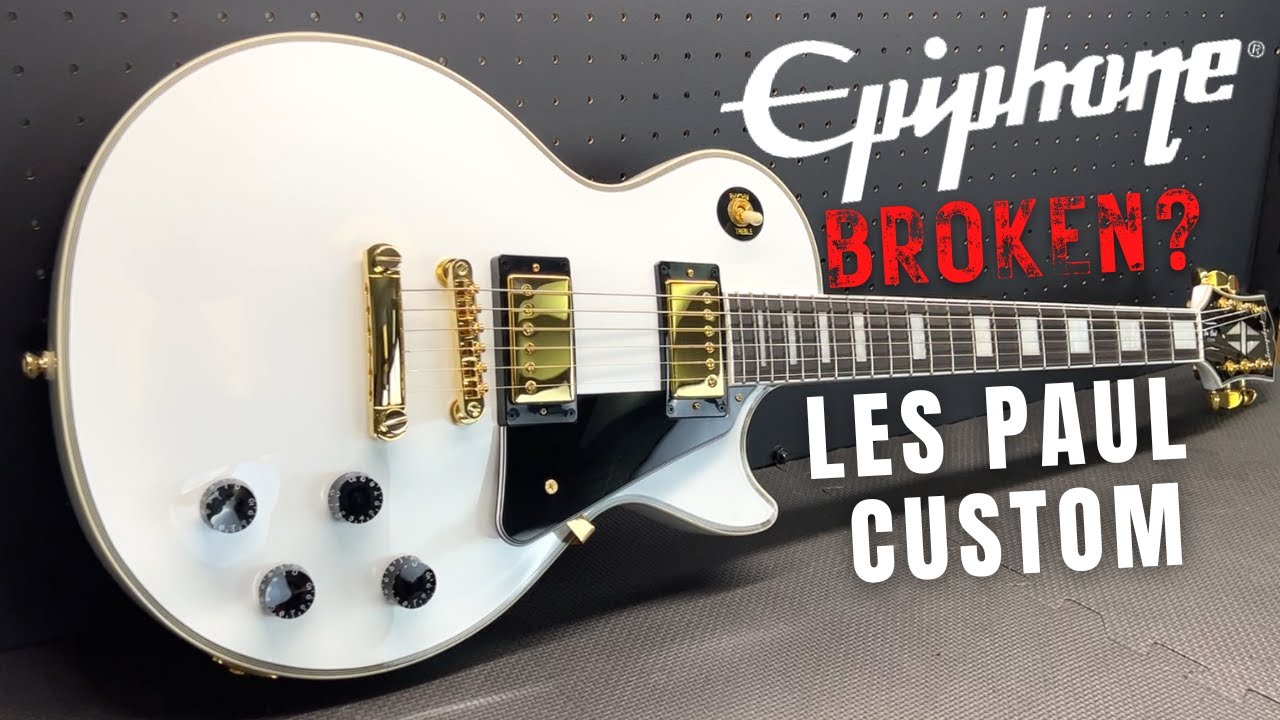 Epiphone Les Paul CUSTOM — это ОБЯЗАТЕЛЬНАЯ ИНСТРУМЕНТАЛЬНАЯ ГИДРАВЛИКА