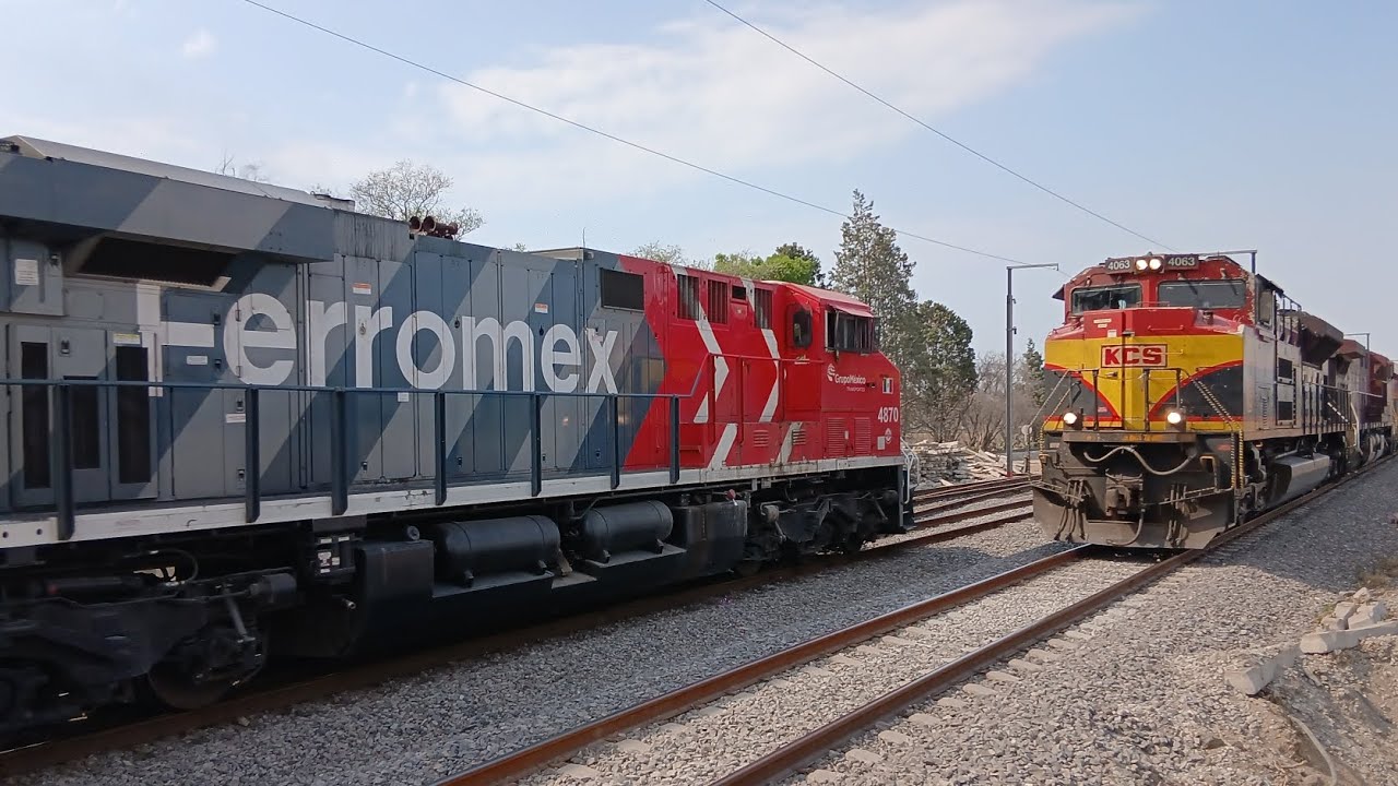 FERROMEX-CPKCS ENCUENTRO EN COYOTEPEC Y SILBATASOS SUR Y NORTE EL IMXMZ Y EL G390 SOLAS 