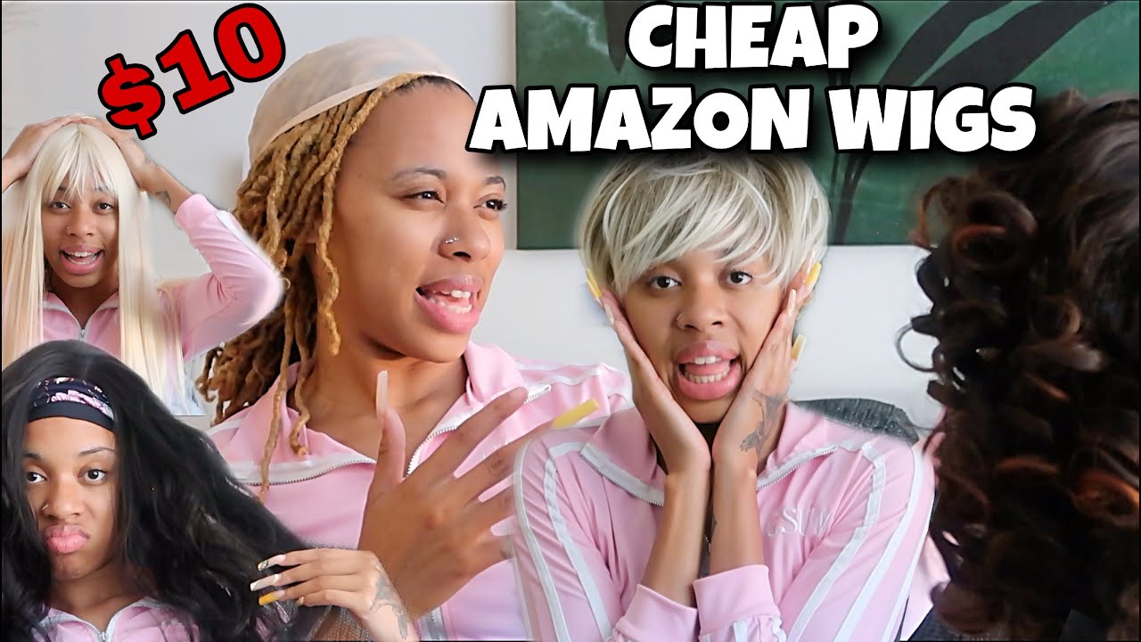 Примеряю СУПЕРДЕШЕВЫЕ парики с Amazon! | Стоило ли оно того....