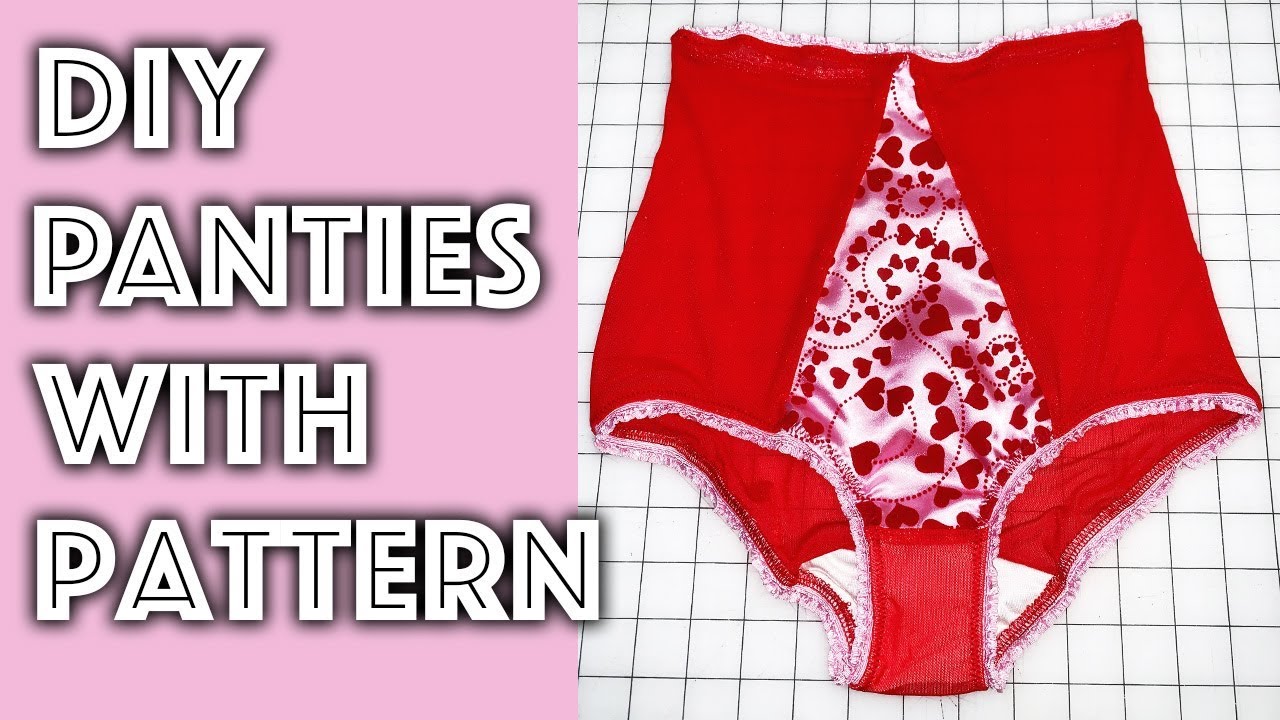 DIY Women's Underwear Panties With Pattern | Sew Anastasia